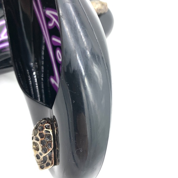 Philipp Plein I Kiss You Black Jelly Flats - Picture 13 of 15